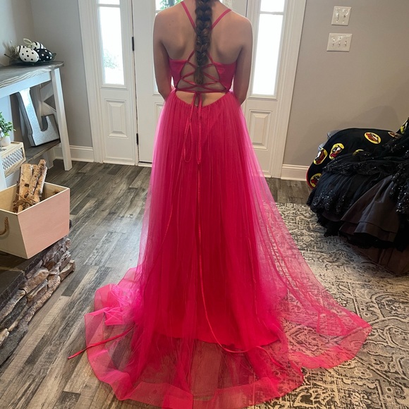 Pink prom dress - Picture 9 of 14